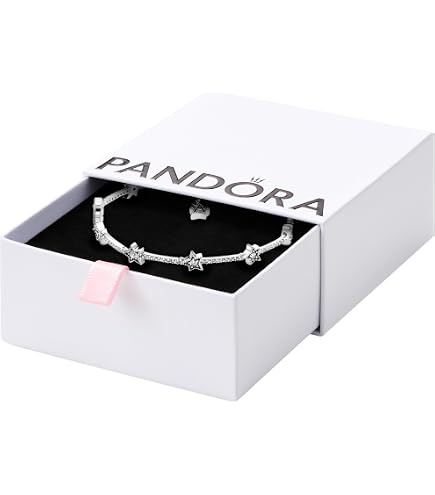 Amazon.com: PANDORA Moments Heart Clasp Snake Chain Bracelet